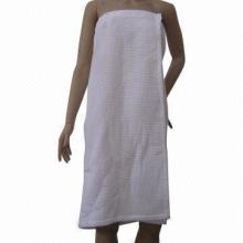 SPA wrap, made of polycotton terry 80% cotton terry 20% polyester for SPA