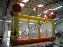 china inflatable moonwalk bounce castle KKC-L076