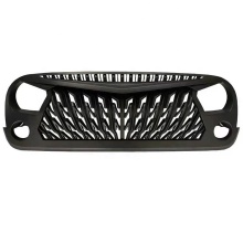 Wrangler JK Hawk Wings Front Grille With Lights