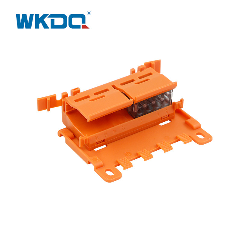 DIN Rail Push in Wire Carrier