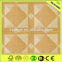 High density AC3/AC4 HDF Beech art parquet flooring classic design