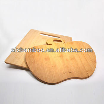 Multi-function bamboo fruit shaped cutting boards
