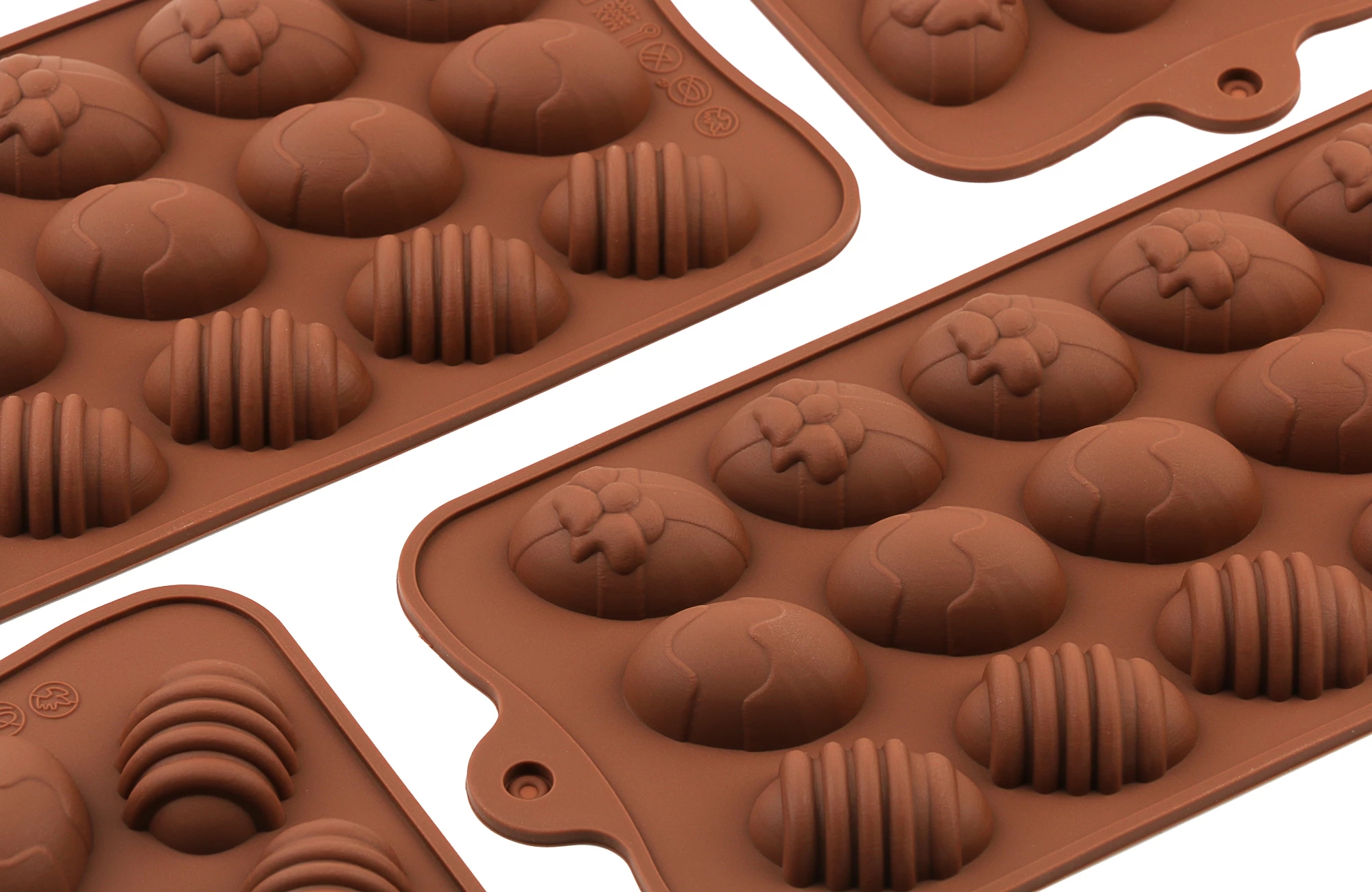15 Holes Easter Eggs Chocolate Molds Silicone Form Cake Molds Bakeware Baking Dish High Temperature Kitchen Cake Accessories