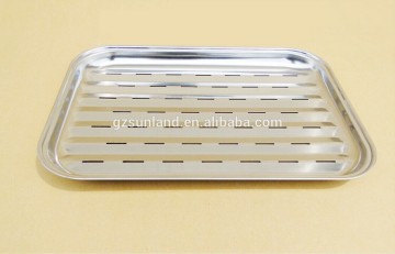 Stainless Steel Grill Topper BBQ Pan