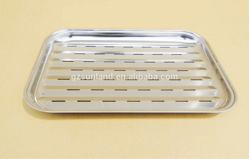 Stainless Steel Grill Topper BBQ Pan