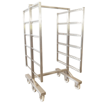 Stainless steel smoke trolley