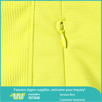 Fashion dress invisible zipper yellow skirt decorative invisible zippers