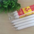 65G Daily Use White Plain Fluted Candles