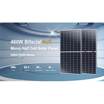 166 mm 144Cells hjt mono half cel pv module