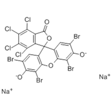 Nombre: Spiro [isobenzofuran-1 (3H), 9 &#39;- [9H] xanthen] -3-one, 2&#39;, 4 &#39;, 5&#39;, 7&#39;-tetrabromo-4,5,6,7-tetrachloro-3 &#39; , 6&#39;-dihidroxi, sal de sodio (1: 2) CAS 18472-87-2