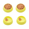 Simulation Resin Dog Food Bowl Miniature 3D DIY Craft Fairy Garden Toys Gifts Pet Animal Food Bowls Handmade Accessories