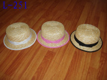 wheat straw braid hat, girls hat