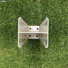 Aluminum Stiffener Flange Post for 4 Inch Vinyl Fence Post