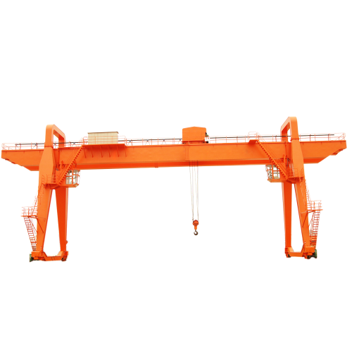 Electric double trolley gantry crane for sale