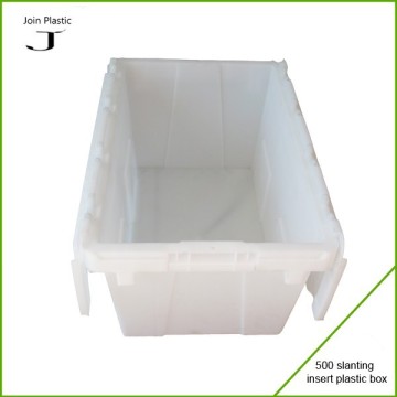 Clear plastic food container