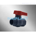 PVC Single Union Compact Ball Valve Female ذكر