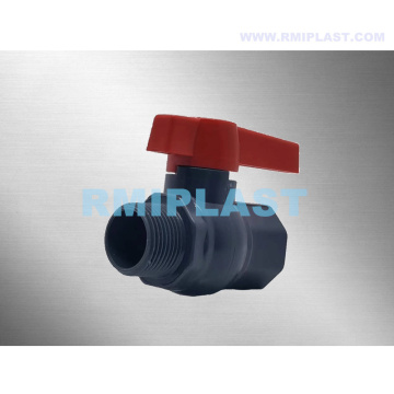 ПВХ одинокий Union Compact Ball Valve самка мужчина