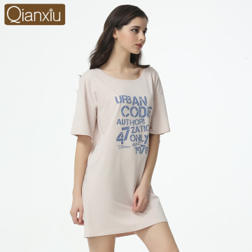 Qianxiu High Quality Wholesale Sexy Cotton Home Dress