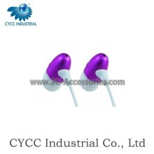 For Girl In-Earphone for Mobile Phone or Mp3/Mp4 Purple