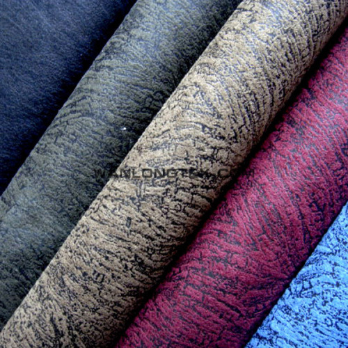 Microfiber Suede Fabric dengan Backing for Sofa Cover