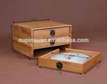 hot sale bamboo multifunctional gift small jewelry Pu'er box