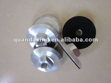 aluminum Backup Holder for Polishing Pad, backed pad