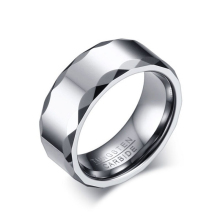 Tungsten carbide engagement wedding rings for him