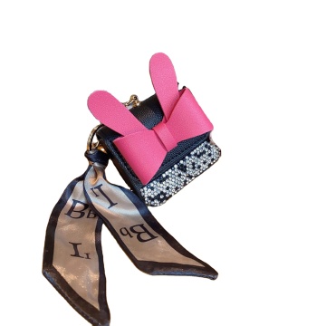 Luxury Designer Leather Bag Charms: Custom Mini Handbag Hangers & Purse Ornaments