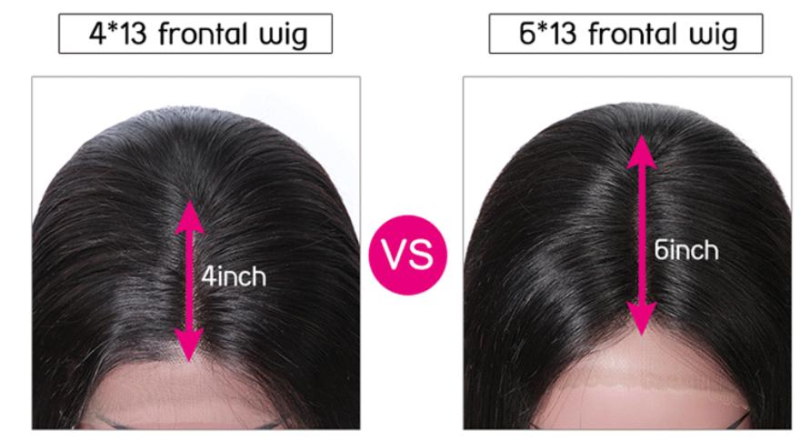 Deep Wave 13x6 Natural Black Human Hair Lace Front Wig