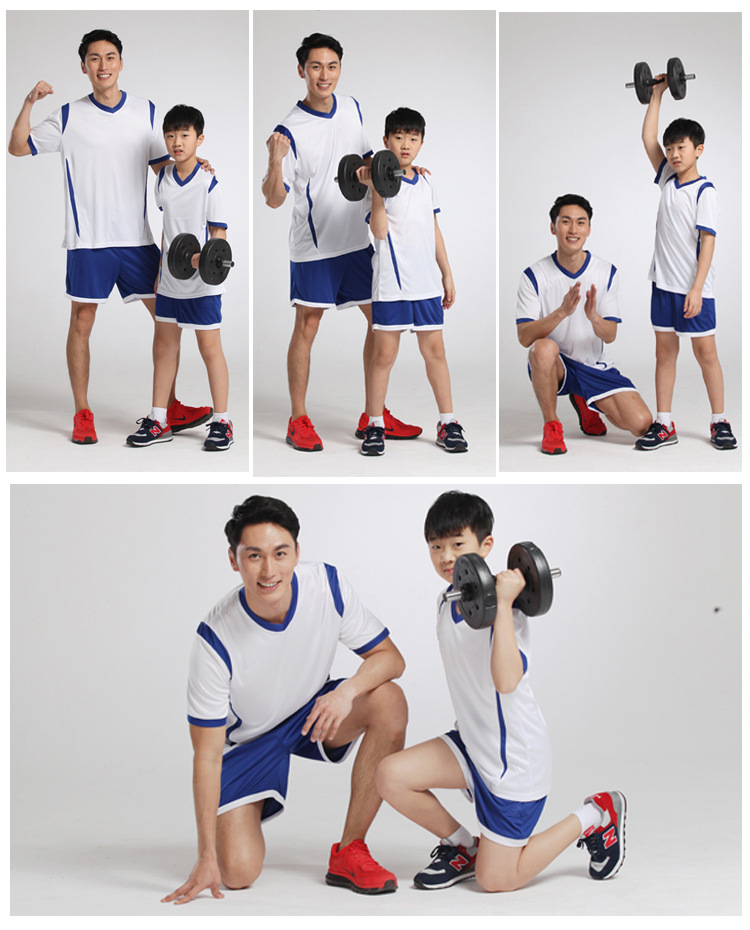 Custom Cheap Kids Football Team Sweatsuit Kits Jersey Football Shirt Uniform In China