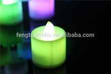 seven color romantic LED change color electricity candle lamp