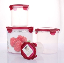 4PCS Round Plastic Crisper Set