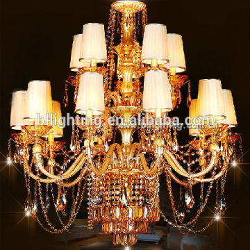 Hotel crystal sphere chandelier lamp shade