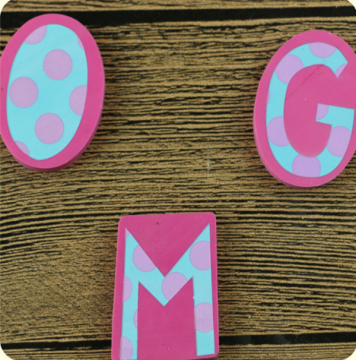 3D Letter New Design Childish Pencil Eraser