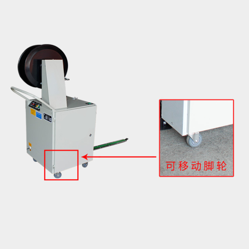 Machine de cerclage de palettes en rouleau de bande pp pour palettes lourdes