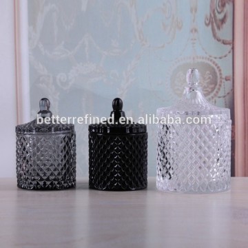 decorative diamond candle jars