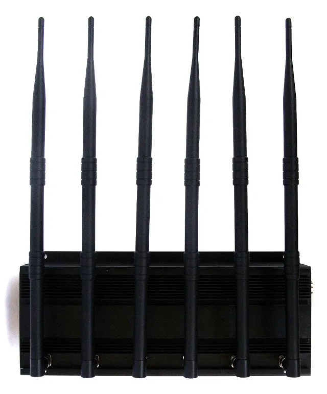 Universal 6-Antennas Car Remote Control Blocker 315/433/434/435/868/915MHz RF Radio Jammer