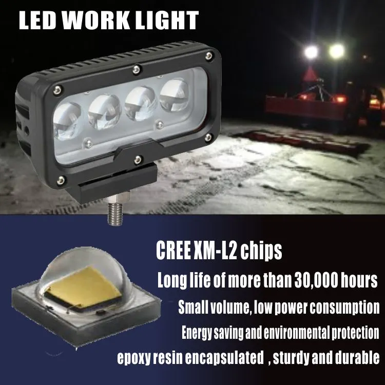 LED Work Light Car Truck Boat Driving Anti-Fog Offroad SUV Jeep Spot Lights 20V Driving Light with IP69K