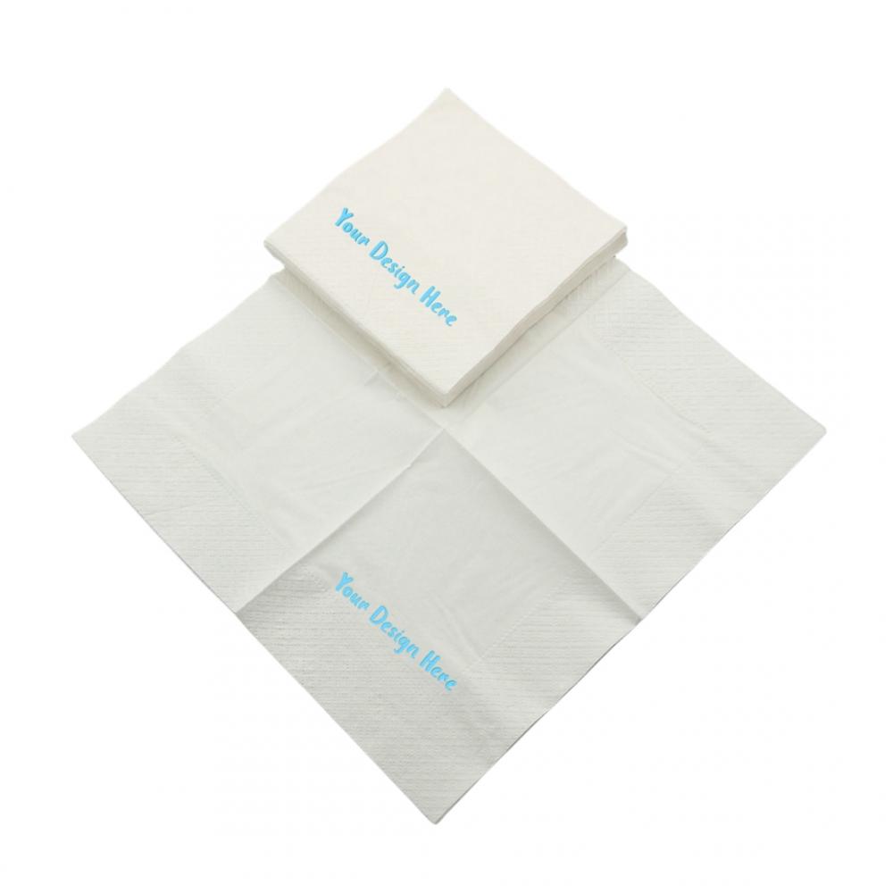 Servilleta de papel de almuerzo con diseño de logotipo impreso personalizado