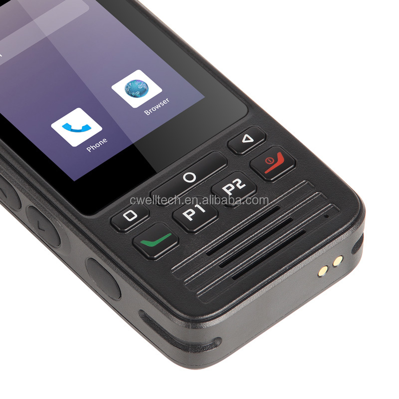 2.8 inch touch screen Android 9.0 NFC IP68 Waterproof 4G GSM Zello Radio POC Radio with SOS Button