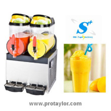 Slush ice machine with double blows