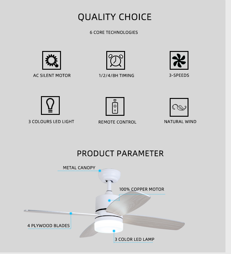 led fan