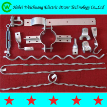 High strength overhead line fitting pole line hardware for ADSS OPGW cable