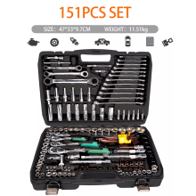 Prix ​​d&#39;usine Home Auto réparation de répartition socket réversible Ratchenting Sockets Hand Tool Box Tool Kit d&#39;outils