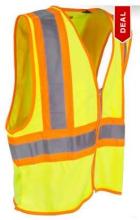 Men's Hi Vis Mile Marker Mesh Vest