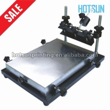 single color manual screen printing table