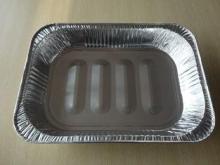 0.1mm Silver Disposable turkey roasting pan /  aluminum foi