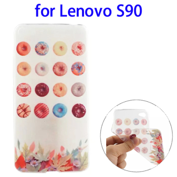 Mobile Accessory Colorful Design Soft TPU Protective Back Cover for Lenovo S90