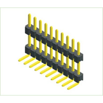 PH2.54mm (.100") Single Row Double Plastic Right Angle DIP 90° Pin Header PCB Connector