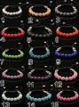 10mm Shamballa pärla smycken med kristall bana pärlor armband